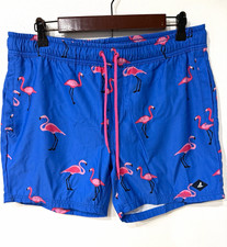 Sperry Mens Swim Trunks SizeM BlueFlamingo Board Shorts Bathing Suit Pocket Mesh picture