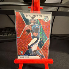Jalen Hurts 2020 Panini Mosaic Red Mosaic Prizm NFL Debut #265 RC Eagles picture