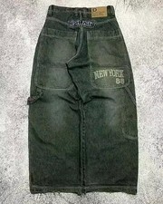 Baggy Wide Leg Jeans Streetwear Y2K Skater Gothic Alternative Unisex picture