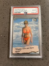 Princess Diana Happy Di's Royal Family 1993 Press Pass #7 PSA GEM MINT 