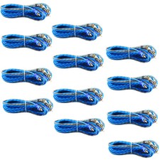 12 Pcs | 2 RCA to RCA Interconnect HiFi Audio Cable Male Connector Wire 17 Feet picture
