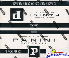 2018 Panini Football EXCLUSIVE MASSIVE Factory Sealed JUMBO FAT Box-240 Cards picture