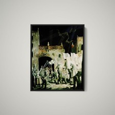 William Orpen - Official Entry of the Kaiser - Art Print on Paper or Canvas picture