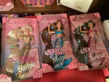 Jewel Hair Mermaid Barbie, Midge & Teresa New in Box Set of 3 NRFB Vintage 1995 picture