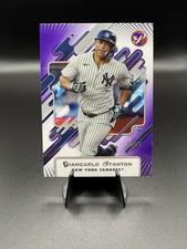 GIANCARLO STANTON 2025 TOPPS PRISTINE PURPLE REFRACTOR YANKEES /99 picture
