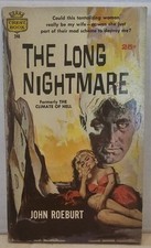 VTG 1958 The Long Nightmare Paperback Crest Book John Roeburt Climate of Hell picture