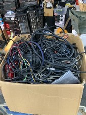 Vintage Huge Lot of Ethernet/Electronics Wire/Cable Test Leads Connectors picture