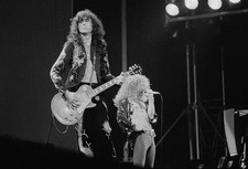 Jimmy Page Robert Plant Performing With British Heavy Rock Group L- Old Photo 3 picture