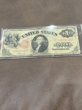 1917 One Dollar Large Bill picture