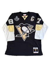 Mitchell & Ness 2008-09 Pittsburgh Penguins Sidney Crosby Jersey Youth Size L/XL picture