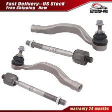 L+R Outer & Inner Tie Rod End for Maserati Quattroporte Electronic Steering picture