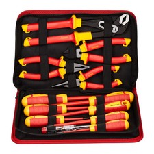 Insulated Screwdriver Set 12-Piece Insulated Tool Set for Electricians 1000V picture