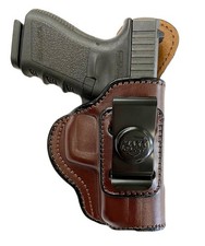 IWB Brown Full Grain Leather Holster by Maxx Carry - Total Comfort Choose Model picture