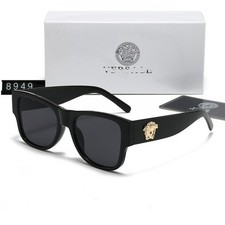 Men's Versacee Square Sunglasses Women’s glasses outdoors Riding Fashion + Box picture