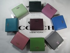 NWT Coach Pebble Leather Snap Wallet C2862 picture