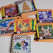 CHOOSE YOUR 1999 Pokémon Artbox Vintage Stickers Nintendo picture