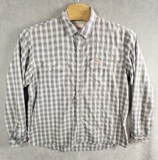Simms Fishing Big Sky Pearl Snap Shirt Mens XL Lake Outdoor Gorpcore *Read* picture