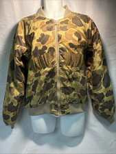 Vintage Columbia Jacket Men Medium Duck Camo Reversible Waterfowl Deer Hunt picture