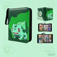 Card Binder for Pokemon Cards Holder Fits 400 Cards w/ 50 Removable Sleeves picture