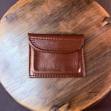 Don Hume Surgical Glove Pouch Brown Leather  Fits One Pair Gloves Carrier C321 picture