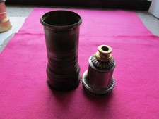 2  Vtg Ornate Cast Metal Floor Lamp Torchiere Shade Holder Part for Restoration picture