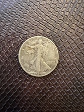 1936-D Walking Liberty Silver Half Dollar Coin - 90% Silver picture
