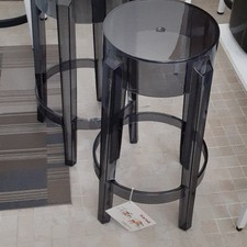 Pick Up Only 2 Kartell Charles Ghost Counter Stools Showroom Display picture