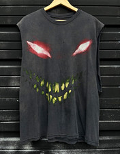 Vintage 90s 2000s Smoked Faded Disturbed Rock Band Distressed Sleeveless Shirt picture