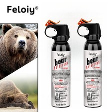 2 Pack Feloiy Bear Spray Repellent Bear Deterrent 11oz NEW picture