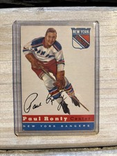 1954-55 Topps Hockey - Paul Ronty #15 New York Rangers picture