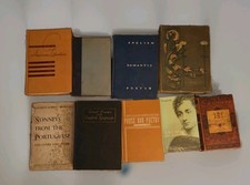 Vintage Poetry Book Lot 9 Books Browning Byron Tennyson Classics picture