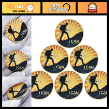 Inspirational Challenge Coins - Never Give Up Motivational Gifts (Pack of 6) picture