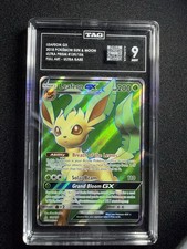 2018 Pokémon Ultra Prism Leafeon GX Full Art TAG 9 picture