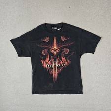 Diablo III Men Shirt L Black Blizzard Entertainment Jinx Logo Graphic Print READ picture
