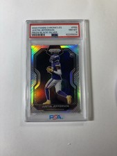 2020 Panini Chronicles Prizm Black Justin Jefferson #PB-9 Silver (RC) picture