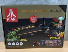Atari Flashback 9 Gold HD Console 120 Built-in Games & Controllers Tested Works picture