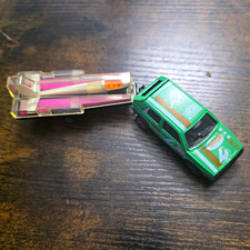Vintage Majorette Diecast Lot Green VW Golf GTI Boat & Canoe Trailers France picture