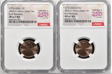 1776-2026 P&D Lincoln Shield Cent NGC MS67 RD FR 250 Flag - IN HAND picture