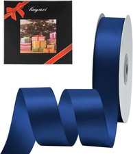 25 Yard Navy Blue Satin Ribbon 7/8