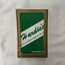 VINTAGE HARDIE’S Fruit And Vegetable GEMACO Texasfest Playing Cards NEW picture