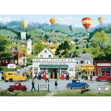 Vintage Town 500 Piece Jigsaw Puzzle for Adults 20.5 x 15 Inch picture