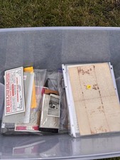 Large Antique Ephemera Lot - 1800s Letters, Photos, Ads, Documents picture
