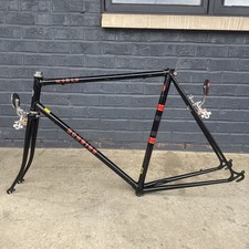 Vintage Schwinn World Frame 21” Road Bike CRMO Black Lugged 1” Fork W/ Brake picture