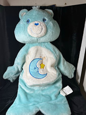 Vintage 2003 Care Bears Bedtime Bear Toddler Nap Mat Slumber Bag Baby Boom picture