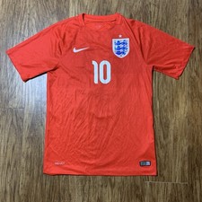 Nike England 2014-2015 Away Football Shirt Size Small Soccer Jersey #10 Rooney picture