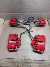 01-04 Ford Mustang PBR Front Rear Brake Calipers Red 2001-2004 Oem AA7083 picture