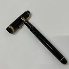 PILOT Custom 74 Fountain Pen 14K 585 Gold SM Soft Medium Nib Size 5 Black Japan picture