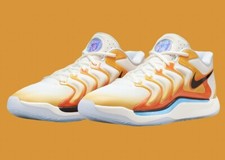 Nike Kevin Durant KD 17 Sunrise University Gold White Nby FJ9487-700 sz 9.5 Men picture
