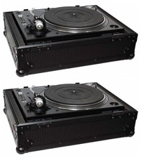 (2) ProX T-TTBL Turntable Cases For Numark/Stanton/Technics/Pioneer PLX1000 picture
