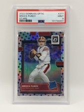 2022 Panini Donruss Optic Brock Purdy #277 Stars Prizm PSA 9 RC 49ers Rookie picture